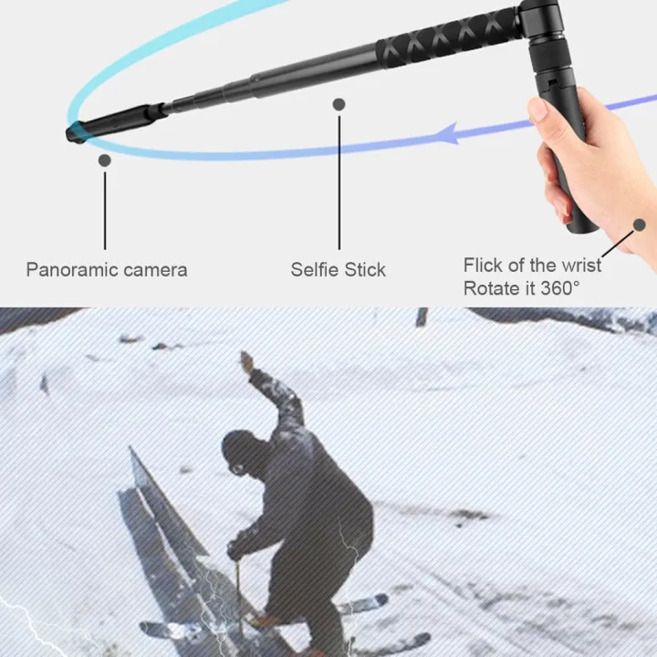 กล้องเซลฟี่ขาตั้งกล้องขาเดียวสำหรับเปลี่ยน-insta360หนึ่ง-r