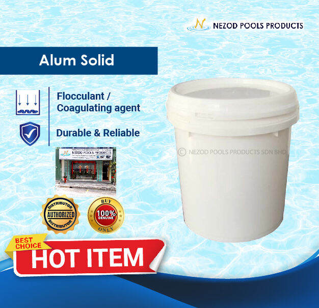 ALUM SOLID 5KG SWIMMING POOL CHEMICALS NEZOD POOLS Lazada