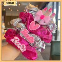 YANGU สีทึบทึบ ตุ๊กตาบาร์บี้ scrunchie อีลาสติก แฟชั่นสำหรับผู้หญิง ยางรัดผม ที่มัดผม อุปกรณ์เสริมผม เชือกมัดผม สำหรับผู้หญิง