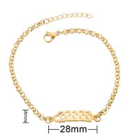 Korean celet Gelang 100 Stainless Steel 18K Gold Plated Moon Stars Heart Butterfly Snowflake Adjustable celet Womens Birthday Gift