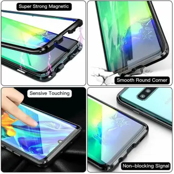 360 Metal Cover For Vivo Y36 5G Magnetic Case For Vivo Y36 Coque Shockproof  Cases Double Tempered Glass Shell For Vivo Y36 Funda