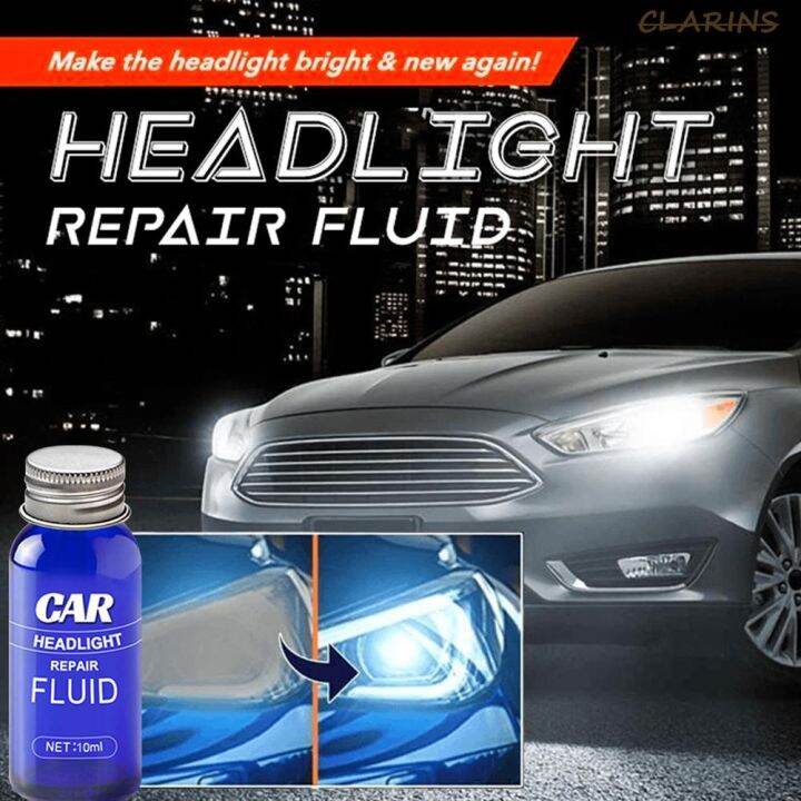Car Headlight Repair Fluid Scratch Yellowing Lens Polishing Cleaning