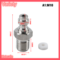 Variety ✨Hot Sale✨ PCP paintball PNEUMATIC Quick Coupler 8mm M10x1อะแดปเตอร์ปลั๊กชาย FITTING 1/8NPT