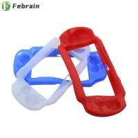 FEBRAIN 2 Pcs โปร่งใสโปร่งใส เคสคอนโซลเกม ซิลิกาเจล หลายสี อุปกรณ์เสริมคอนโซลเกม แบบพกพาได้ ทนต่อแผ่นดินไหว เคสป้องกันคอนโซลเกม สำหรับ 1000 PS Vita/2000 เกมคอนโซลเกม