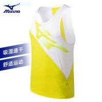 ♚☃♈Mizuno เสื้อกั๊กสำหรับทั้งหญิงและชายมืออาชีพแขนกุดแห้งเร็วระบายอากาศได้ดีเสื้อกั๊กสวมวิ่งยืดหยุ่นบางส่วนสวมใส่สบาย