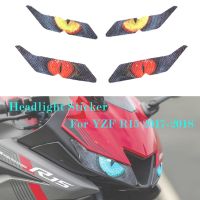 Motorcycle Headlight Sticker For Yamaha R15V3 R15 V3 YZF-R15 YZFR15 2017 R15 2018 Head Light Protection Decals 3D Guard Sticker