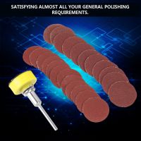 Sander Disc 100pcs 25mm Mix Grit Polishing Paper Pads for Artificial Stone Furniture Wood Products Metals Abrasive Sandpaper Set