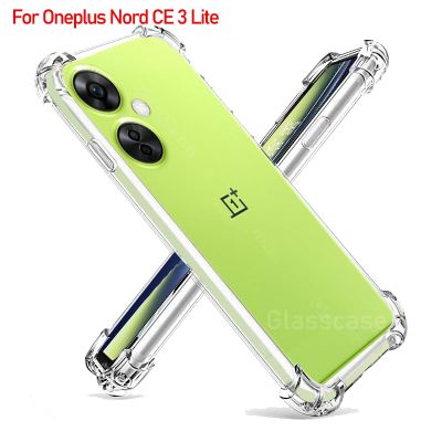 เคสสำหรับ OnePlus Nord CE 3 2 Lite CE3ไลท์ CE3Lite 5กรัม2023เคสโทรศัพท์ TPU โปร่งใสกันกระแทกแบบเต็มรูปแบบฝาหลังแบบใสนิ่มป้องกันการตก