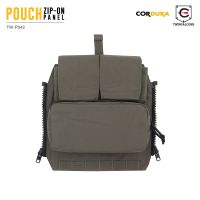 กระเป๋าติดเวส Pouch Zip-On Panel ( Twinfalcons ) [ TW-P042 ] วัสดุผ้า Delustering Cordura 500D มีช่องใส่แม็กกาซีนหรือลูกขนาด 40 มม. จำนวน 6 ช่อง