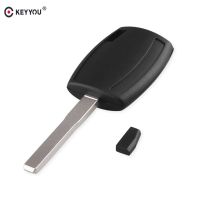 Keyyou กรณีที่สำคัญเสาแบบใบ Hu101พร้อมชิป4d63 40บิตสำหรับ Ford Fiesta Mondeo Focus C-Max S-Max Galaxy Chip