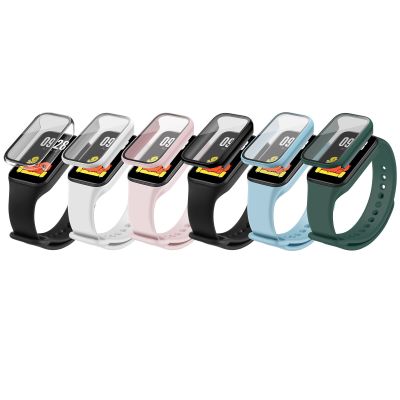 Screen Case for Redmi Band 2 Cover for Amazfit Band 7 Films Plastic Protect Protector Case Film Wholesale for Red Mi Smartband Cases Cases