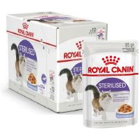 Royal Canin Sterilised Pouch Jelly 85G X 12 ซอง อาหารเปียก สำหรับแมวโต หลังทำหมัน