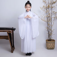 Chinese Ancient Perform Clothes Boys Han Fu GIrls Birthday Party Dance Dress Traditional Studend Warrior Dress For Kids Cosplay