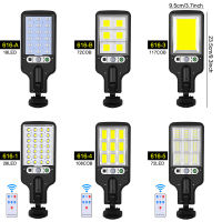 LED Solar Street Lights COB+SMD Outdoor Solar Lamp With 3 Light Mode Waterproof Motion Sensor Security Lighting for Garden Patio