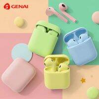 GENAI TWS Wireless Earbuds Bluetooth V5.0 Earphone HIFI Stereo Macaron Multi Colors In-Ear Headphones with Mic Touch Control Kid