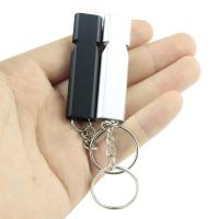 Outdoor Survival Whistle Aluminum Alloy Double Tube  Dual-frequency High Volume Hiking Camping First Aid Whistle Outdoors Tool Survival kits