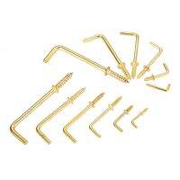 20/10Pcs Zinc Alloy L Style Right Angle Screw Hooks Light Hook Dresser Cup Hook Sheep Eye Hook for Hang Photo Frame Planter Belt