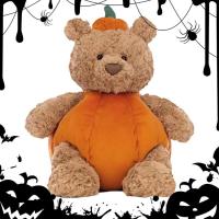 Pumpkin Bear Plush 35cm Short Plush Bear With Pumpkin Cute And Soft Stuffed Bear For Halloween Decoration Or Birthday Gift favorable