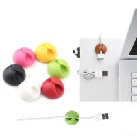 ◐ Cable Winder Organizer Cable Clip Desk Tidy Organiser Wire Cord USB Charger Cord Holder Organizer Holder Secure Table