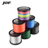 JOF 4สานสายการประมง300เมตร500เมตร1000เมตร4เส้นสายการประมงถัก M Ultifilament PE สาย8 10 20 30 35 40 50 60 80LB