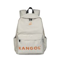 ❈ KANGOL Authentic School Bag New Corduroy Zipper Backpack Large Capacity Leisure Simple Backpack for Men and Women