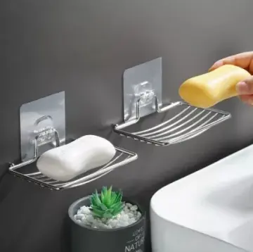 Soap Holder for Shower Wall with no need for punching Adhesive