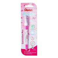 Pentel ปากกาลบคำผิด 4.2มล. สีชมพูลาย Pento เพนเทล ZL72-W