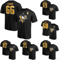 High volume jerseys Hot NHL Pittsburgh Penguins Hockey Jersey Tshirt Jagr Guentzel Malkin Crosby Lemieux Letang Sport Short Sleeve Unisex s