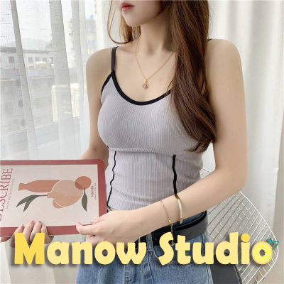 บราสายเดี่ยว เสื้อกล้าม สายเดี่ยว บราสายเดี่ยวแบบสวม Y15# Manow.studio