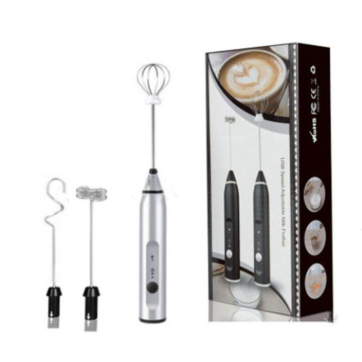 Electric Milk Frothers Handheld Wireless Blender USB Mini Coffee Maker