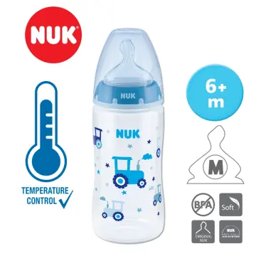 NUK First Choice+ Silicon PP Baby Bottle BPA Free Melon 300 ml 6