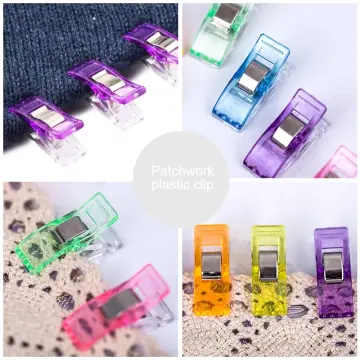 20/50/100PCS Multipurpose Sewing Clips for Fabric, Mini Clips for Sewing,  Sewing Fasteners Clips, Multi-Color Crafting Tools for Fabric Sewing  Binding Crafting