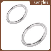 Tongina ชุด2ชิ้นสแตนเลสใช้กับน้ำเรือแหวนเคลือบเงา7X40มม. + 7x50mm