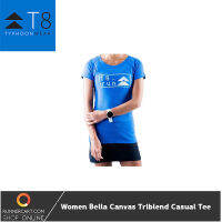 T8 Women Bella Canvas Triblend Casual Tee เสื้อลำลอง