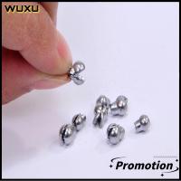 WUXU 20Pcs/Bag แยก Line Sinkers น้ำหนักเพิ่มเติม ตกปลาตะกั่วตก เปิดปาก ขั้วต่อตะขอ Sinker