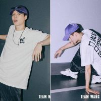 เสื้อยืด Jackson Wang Same Style Printed Short-Sleeved T-Shirt GOT7 KPOP เสื้อยืดผ้า Cotton 100%