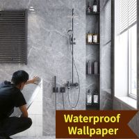 【CW】♗✳♦  Adhesive Wallpaper Roll with 10 Meters Stickers for Bathrooms Renovation Marble Sticker Decoration