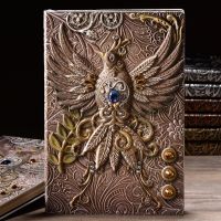 Fashion Vintage Embossed Leather Printing Travel Diary Notebook Journal A5-Note Book 1pcs