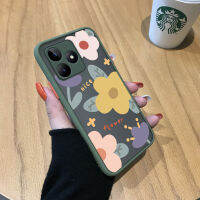 เคสโทรศัพท์พร้อมสำหรับ Realme Narzo Realme N53 C53ดอกไม้ที่สวยงามเคสโทรศัพท์นิ่มมีน้ำค้างแข็งโปร่งใสขอบแข็งเด็กหญิงเด็กชายผู้หญิงกันกระแทกคลุมทั้งหมดเคสป้องกันกล้อง