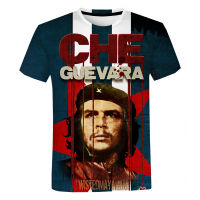 ที่มีชื่อเสียงฮีโร่ Che Guevara พิมพ์3D ผู้ชายเสื้อยืด2022แฟชั่นล่าสุดฤดูร้อนขายร้อนอินเทรนด์สบายๆขนาดใหญ่สั้นเสื้อยืด