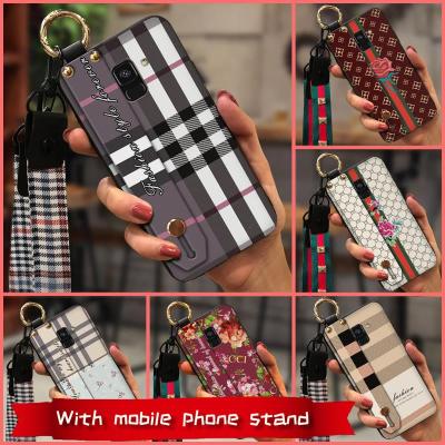 cute Phone Holder Phone Case For Samsung Galaxy A8 Plus 2018/A8+ 2018/SM-A730F armor case Fashion Design protective New