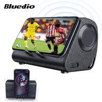 Bluedio MS mobile soundbar portable speaker wireless induction speaker with sensor phone stand holder loudspeaker