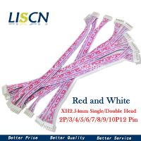 ♨☫✹ 5PCS JST XH2.54 XH 2.54mm Single/Double Head Wire Cable Connector 2P/3/4/5/6/7/8/9/10P12 Pin Pitch Red Blue Male Female Plug