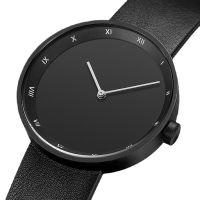 [Aishang watch industry]ยี่ห้อ Simple Ultra Thin Men 39; S นาฬิกาควอตซ์แฟชั่นหนังหน้าปัดขนาดใหญ่นาฬิกา Minimalism ชายสีดำสร้างสรรค์นาฬิกาข้อมือกันน้ำ