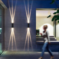 iOutdoor waterproof double-headed LED wall washer light aisle corridor stairs a beam of light exterior wall door wall light