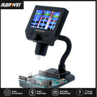 NANWEI G600 Portable LCD Digital Microscope with High Brightness 8 LEDs and Built-in Lithium Batter-y