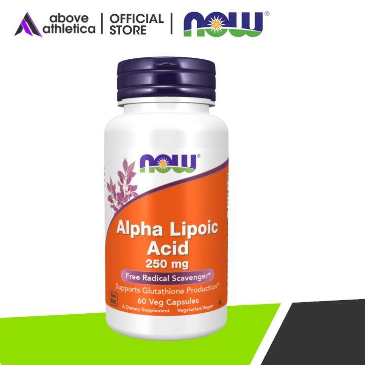Now Foods Alpha Lipoic Acid 250mg 60 Veg Capsules Lazada PH