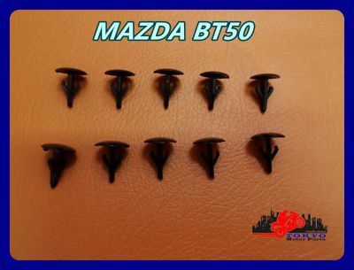 MAZDA BT50 CLIP LOCK, CAR TRUNK LID "BLACK" THREAD (10 PCS.) //  กิ๊บยางฝากระโปรงท้าย (เซ็ท 10 ตัว) สินค้าคุณภาพดี