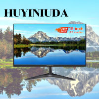 HUYINIUDA จอแสดงผล 19นิ้ว 21.5นิ้ว 24นิ้ว จอภาพคอมพิวเตอร์เดสก์ท็อปLEDหน้าจอ LCD