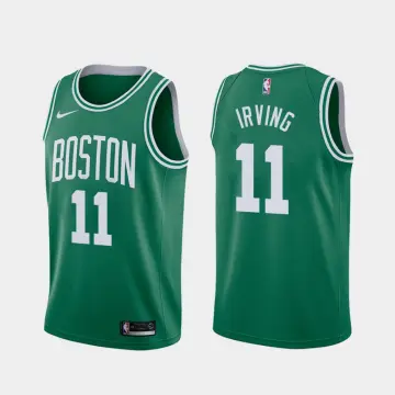 Nike Youth Boys Sz 7 S Green Jersey Boston Celtics Kyrie Irving # 11